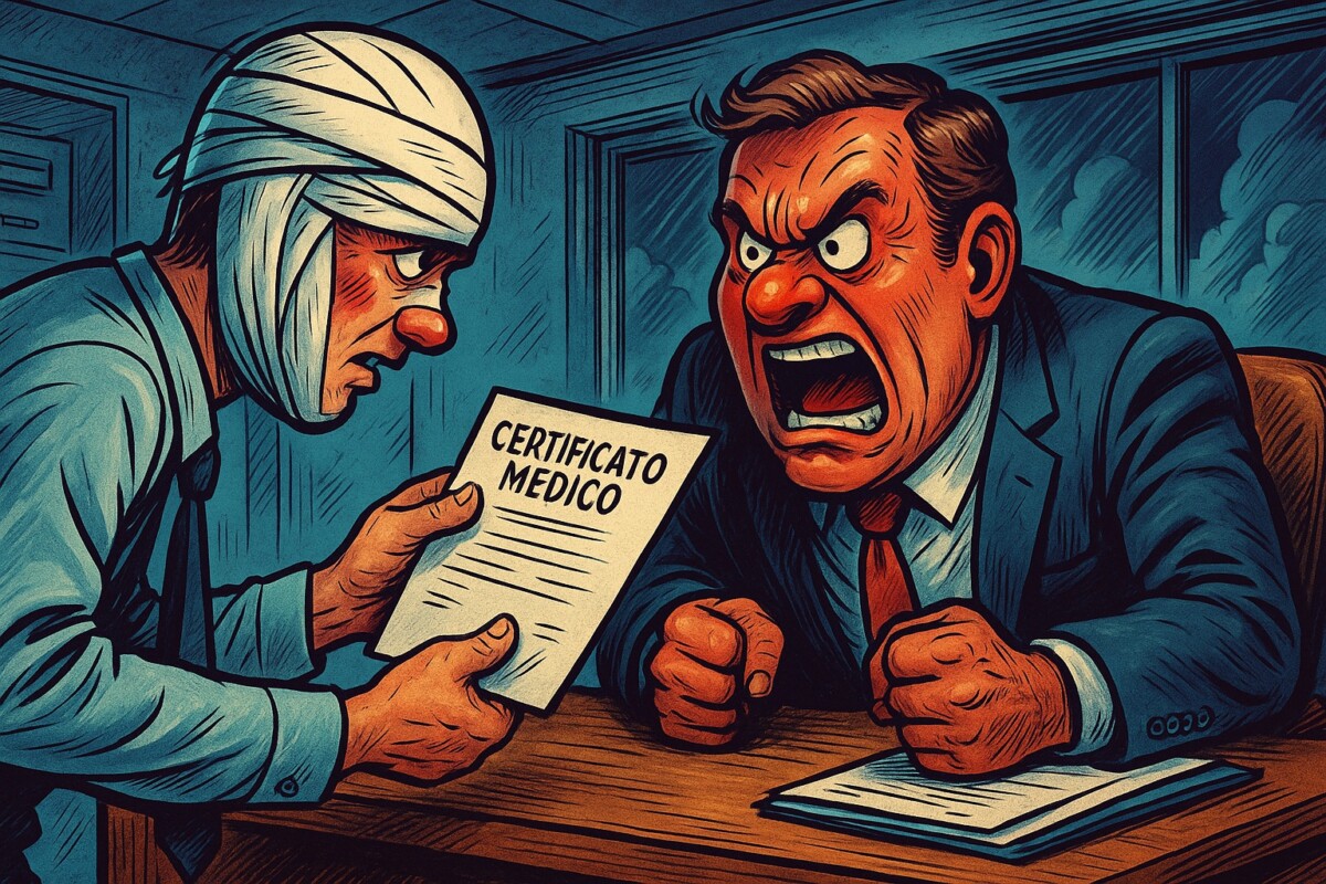 Licenziamento per malattia: il certificato in ritardo salva il posto?
